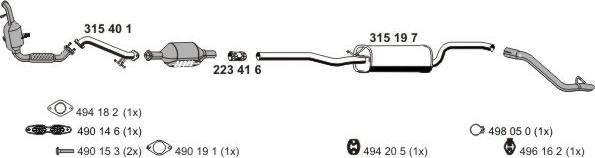 ERNST 031876 - Impianto gas scarico autozon.pro