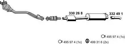 ERNST 031332 - Impianto gas scarico autozon.pro