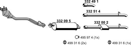 ERNST 031330 - Impianto gas scarico autozon.pro