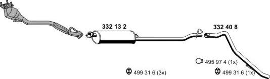 ERNST 031331 - Impianto gas scarico autozon.pro