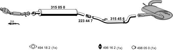 ERNST 031741 - Impianto gas scarico autozon.pro