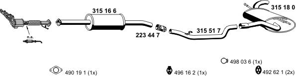 ERNST 031790 - Impianto gas scarico autozon.pro