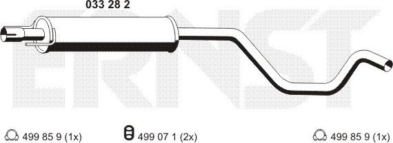 ERNST 033282 - Silenziatore centrale autozon.pro