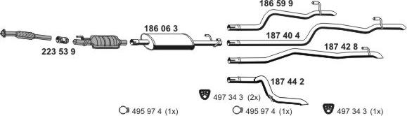 ERNST 070837 - Impianto gas scarico autozon.pro