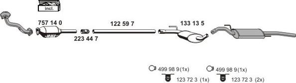 ERNST 070240 - Impianto gas scarico autozon.pro