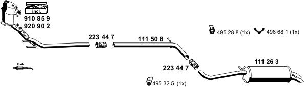 ERNST 071465 - Impianto gas scarico autozon.pro