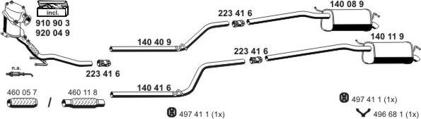 ERNST 071745 - Impianto gas scarico autozon.pro