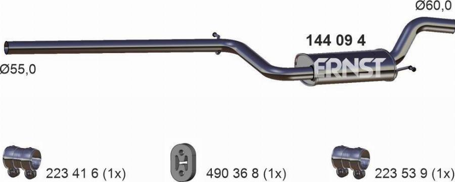 ERNST 144094 - Silenziatore centrale autozon.pro