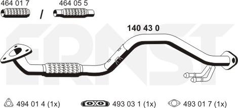 ERNST 140430 - Tubo gas scarico autozon.pro