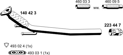 ERNST 140423 - Tubo gas scarico autozon.pro