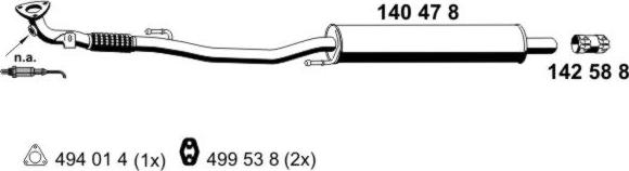 ERNST 140478 - Silenziatore anteriore autozon.pro