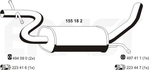 ERNST 155182 - Silenziatore centrale autozon.pro