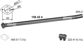 ERNST 156424 - Tubo gas scarico autozon.pro