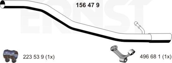 ERNST 156479 - Tubo gas scarico autozon.pro