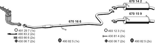 ERNST 150149 - Impianto gas scarico autozon.pro