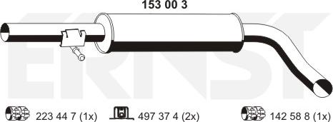 ERNST 153003 - Silenziatore centrale autozon.pro