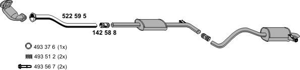 ERNST 100479 - Impianto gas scarico autozon.pro