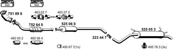 ERNST 100346 - Impianto gas scarico autozon.pro