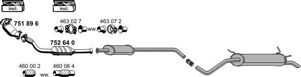 ERNST 100245 - Impianto gas scarico autozon.pro