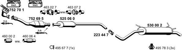 ERNST 100273 - Impianto gas scarico autozon.pro