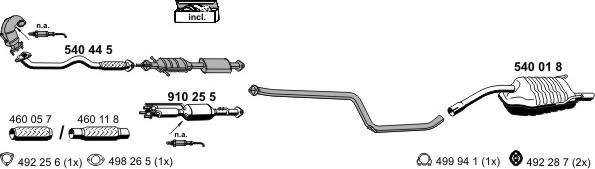 ERNST 110038 - Impianto gas scarico autozon.pro