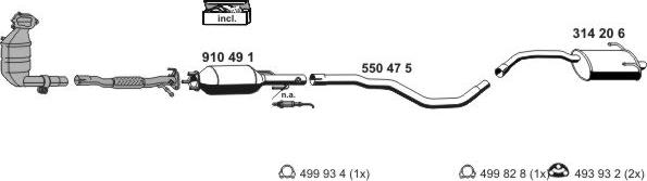 ERNST 120188 - Impianto gas scarico autozon.pro