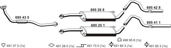 ERNST 170168 - Impianto gas scarico autozon.pro