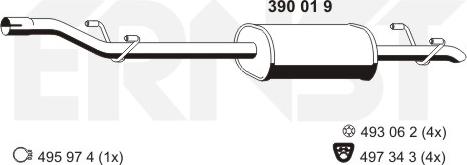 ERNST 390019 - Silenziatore centrale autozon.pro