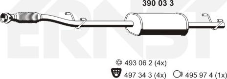 ERNST 390033 - Silenziatore centrale autozon.pro