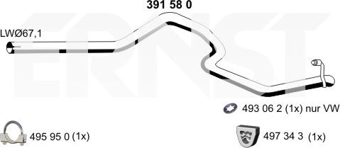 ERNST 391580 - Tubo gas scarico autozon.pro