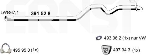 ERNST 391528 - Tubo gas scarico autozon.pro