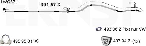 ERNST 391573 - Tubo gas scarico autozon.pro