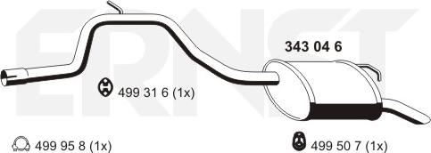 ERNST 343046 - Silenziatore posteriore autozon.pro