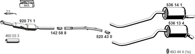 ERNST 360604 - Impianto gas scarico autozon.pro