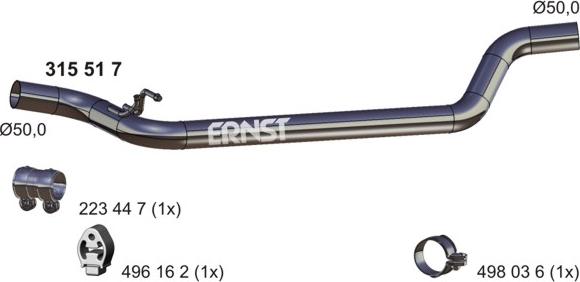 ERNST 315517 - Tubo gas scarico autozon.pro