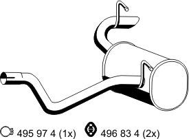 ERNST 385107 - Silenziatore posteriore autozon.pro