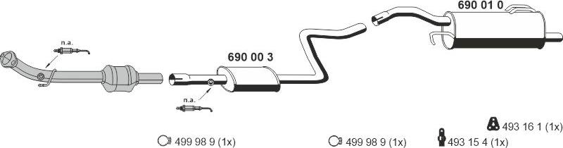 ERNST 380984 - Impianto gas scarico autozon.pro