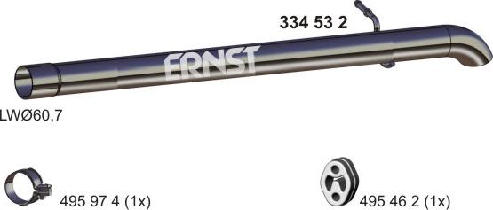 ERNST 334532 - Tubo gas scarico autozon.pro