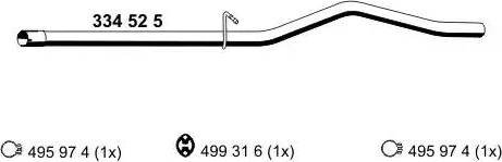 ERNST 334525 - Tubo gas scarico autozon.pro