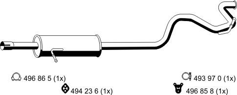 ERNST 330190 - Silenziatore posteriore autozon.pro