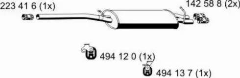 ERNST 244077 - Silenziatore centrale autozon.pro