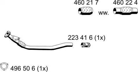 ERNST 245470 - Tubo gas scarico autozon.pro