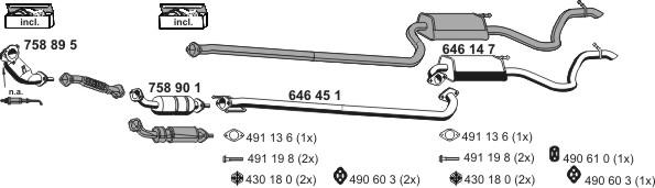 ERNST 250042 - Impianto gas scarico autozon.pro