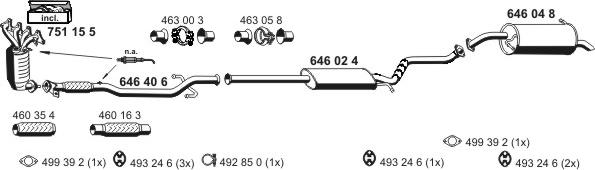 ERNST 250017 - Impianto gas scarico autozon.pro