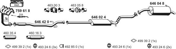 ERNST 250033 - Impianto gas scarico autozon.pro