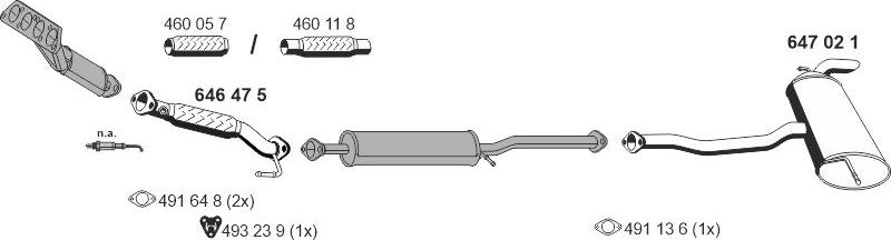 ERNST 250132 - Impianto gas scarico autozon.pro