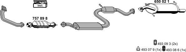 ERNST 210052 - Impianto gas scarico autozon.pro