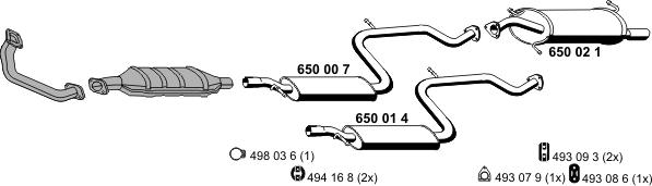 ERNST 210018 - Impianto gas scarico autozon.pro