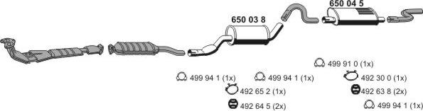 ERNST 210086 - Impianto gas scarico autozon.pro