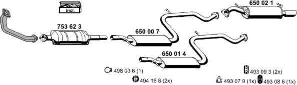 ERNST 210039 - Impianto gas scarico autozon.pro